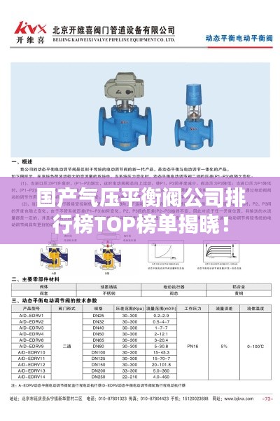 国产气压平衡阀公司排行榜TOP榜单揭晓！